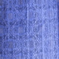 thumbnail image 1 of Ahgly Company Indoor Square Abstract Blue Contemporary Area Rugs, 5' Square, 1 of 4