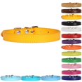 thumbnail image 2 of Faux Leather Collar Metal Buckle Pet Collar Adjustable Pet Collar for Small Dogs, 2 of 10