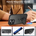 thumbnail image 2 of Design for iPhone 13 Pro Max  Case with Invisible Stand [Compatible with Magsafe], Full Body Cover Slim Shockproof Protective Phone Case for Apple iPhone 13 Pro Max 6.7", Black, 2 of 9