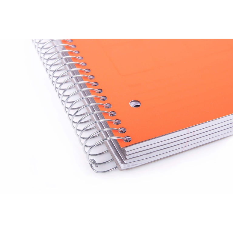 Mintra Office 5-Subject Spiral Notebook, 200 Sheets, Blue photo 3