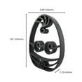 thumbnail image 2 of Boy Wizard Easter Egg Decor, Minimalist Line Art Sculpture Accent, 2 of 7