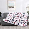 thumbnail image 2 of Fotbe Sailing Marine Travel Manta de Franela con Estampado, Manta Ultrasuave para Cama, Sofá, Auto, Hipoalergénica y Antibolitas-40"x30", 2 of 6