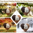 thumbnail image 3 of Handmade Alpaca Fiber Bird Nesting Heart, 2026 New Birds Nests Material Holder, Refillable Bird Nesting Heart Outdoor Yard Art, Winter Fowl Gifts Animal Hummingbirds Lovers Home Garden Yard (1 PCS), 3 of 7