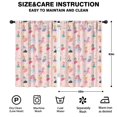thumbnail image 2 of Blackout Kids Curtains,Dancing Princess Unicorns Pattern Childrens Insulated Curtains Set Of 2,Bedroom Essentials,Toddler Room Decor 42"x63", 2 of 5
