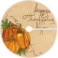 thumbnail image 1 of FMSHPON Retro Thanksgiving Pumpkins Xmas Christmas Tree Skirt Stand Mat for Holiday Party Decoration Indoor Outdoor 48 inches, 1 of 6