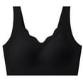 thumbnail image 4 of Women's Thin Seamless Vest Soft Support Large Chest Small Half Fixed Cup Breathable Bra Comfort Lift Bras for Women 36ddd Sports Bras for Women Women Bras Push up plus Size Bras for Women Push up Bra, 4 of 4
