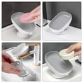 thumbnail image 5 of HOMEMAXS Washbasin Soap Dish with Suction Cup Bar Self-draining Soap Dish Sink Soap Holder, 5 of 8