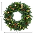 thumbnail image 5 of Jeco 32" Christmas Wreath with Ornaments in Multi-Color, 5 of 8