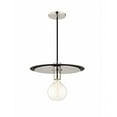 thumbnail image 5 of Mitzi H137701L-PN/WH Milo - 1 Light Pendant 10" Tall Polished Nickel/White, 5 of 7