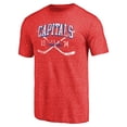 thumbnail image 2 of Men's Red Washington Capitals Vintage Collection Line Shift Tri-Blend T-Shirt, 2 of 3