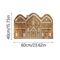 thumbnail image 3 of BotaniNest Christmas Doormat Festive Holiday Rug Cute Brown Christmas Welcome Coir Door Mat Non Slip Entrance Rugs For Indoor Outdoor Bathroom Kitchen Deco, 3 of 7