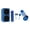 Blue, variant on Naxa Electronics NAS-3061A Portable Bluetooth Stereo Speaker Entertainment Pack with Headphones, Earphones and Battery Pack, Black
