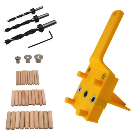 

SouthEle 1/8/41Pcs Dowel Jig 6/8/10mm Wood Drill Bits Hole Guide Locator Carpentry Tools
