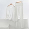 thumbnail image 2 of Bovxnpu Womens Pajamas Sets 2 Piece Lounge Set Cotton V-Neck Long Sleeve Pants Spring-Fall Casual Sleepwear, 2 of 6