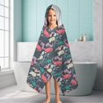 thumbnail image 6 of DarkGreen Dinosaurs Pattern Hooded Bath Towel，60"x35" for Ages 3 To 12 Kids, Quick Dry Lightweight Soft Microfiber Hood Beach Towel Cover Up for Kids, 6 of 7
