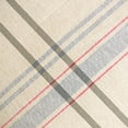 thumbnail image 2 of DII Gray French Stripe Tablecloth 70 Round, 2 of 2