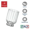 thumbnail image 3 of Bormioli Rocco Florian DOF Drinking Glasses - Set of 4, 12.6 Oz. Clear Glass Tumblers for Cocktails, Whiskey & Mixed Drinks - Elegant Barware Set for Dining & Entertaining, 3 of 9