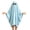 A94 Light Blue, variant on Yuncity Halloween Kids Ghost Hooded Lightweight Soft Long Sleeve Loose Fit Solid Color Cosplay Holiday Party Clothes Purple