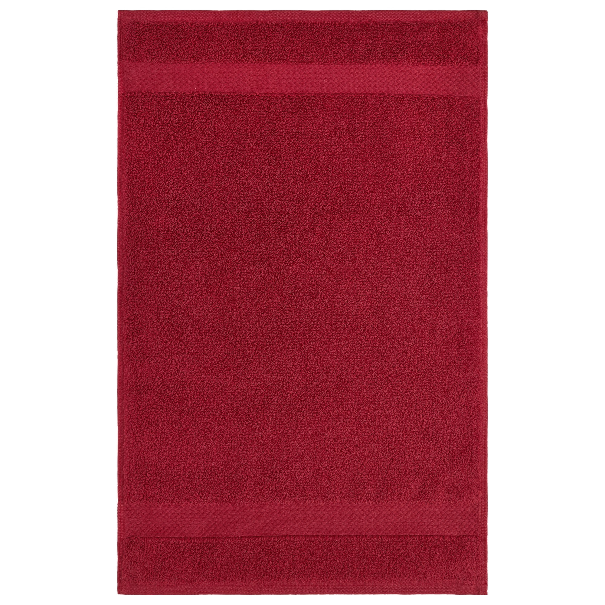 Better Trends 6 Pack Hand Towels Sets (16" x 26") 100% Ring Spun Cotton, Ultra Soft and Highly Absorbent 550 GSM Towels Set for Bathroom, Gym, Shower, Hotel, and Spa, Dark Red Splash Collection