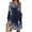 Multicolor SF103, variant on Zeagoo Fall A Line Dress for Women Long Sleeve Casual Printed Dresses V Neck Tunic Boho Dress