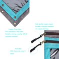 thumbnail image 5 of 3 Rings Binder Pencil Pouch, Pencil Case with Clear Window (Grey&Blue 2pack), 5 of 5