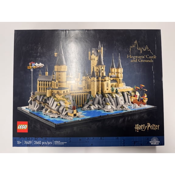LEGO Harry Potter Hogwarts Castle and Grounds 76419 Building Set, Gift Idea for Adults, Collectible Harry Potter Playset, Recreate Iconic Scenes from the Wizarding World