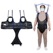 Ehucon Padded Patient Lift Sling, 550 lb Capacity, Black, 1 Count Small