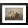 thumbnail image 2 of John Varley 14x11 Black Modern Framed Museum Art Print Titled - Lambeth; on the Surrey Side Between Westminster and Blackfriars Bridge (1817), 2 of 5