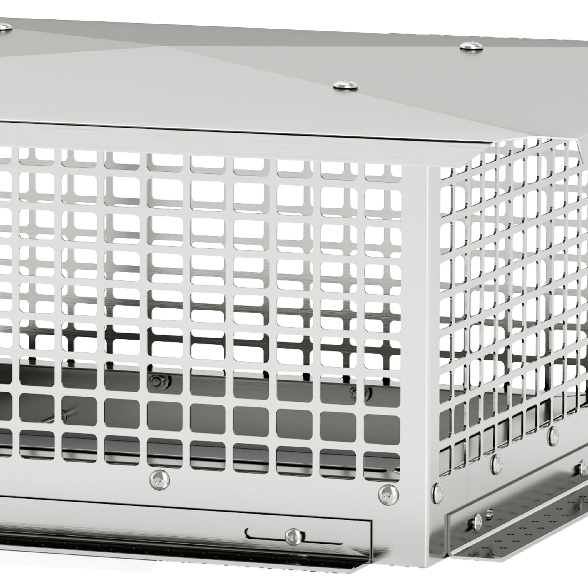 Uforic Adjustable Chimney Cap 17" x 13", Stainless Steel, Mesh for Fireplace, Wood Stove, Metal Outdoor Chimneys