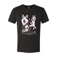 thumbnail image 2 of Wild Bobby, If It's Not an Alaskan Malamute It's Just a Dog Gift, Men Premium Tri Blend Tee, Vintage Black, XX-Large, 2 of 4