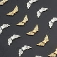 thumbnail image 5 of 200 Pcs Wing Charm Beads 2 Color Angel Charm Pendants Angel Fairy Spacer Beads for Jewelry Making DIY, 5 of 7