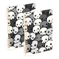 thumbnail image 2 of Haosy Cute Cartoon Skull Notebooks 1-subject Journal 60 Sheets A5 College Ruled Paper Detachable Ring 8.3"x5.7", 2 of 8