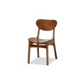thumbnail image 2 of Baxton Studio Katya Mid-Century Modern Walnut Brown Finished Wood 5-Piece Dining Set, 2 of 5