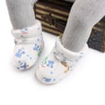thumbnail image 6 of Prewalker Toddler Snow Boots Soft Anti-Slip Sole Warm Fleece Winter Newborn Crib Shoes for Infant Baby Boys Girls 0-6 Months, 6 of 9
