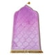 thumbnail image 2 of Alfombra de oración musulmana alfombra de oración engrosar la decoración liviana Borde de oro púrpura, 2 of 8