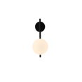 thumbnail image 1 of Yuarrent Lámpara de pared LED con bombilla G9 7W Pantalla de estilo simple Iluminación de escaleras interiores Luz de noche Luz de noche Accesorios de Iluminación y accesorios Negro/12cm Yuarrent HA066965-01, 1 of 6