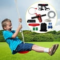 thumbnail image 2 of VEVOR Backyard Zipline Kit Outdoor Yard Toys with Seat, Brake, and Steel Trolley 120FT, 2 of 5