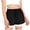 Black, variant on Tween Girls Boho Beach Shorts Elastic Waist Drawstring Lace Ruffle Irregular Hem Elegant Shorts Casual Vintage Solid Shorts 5-16 Years