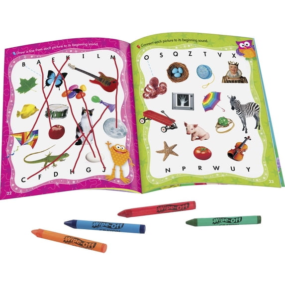 Trend Wipe-off Book Learning Fun Book Set Printed Book - Book | Bundle of 2 Packs