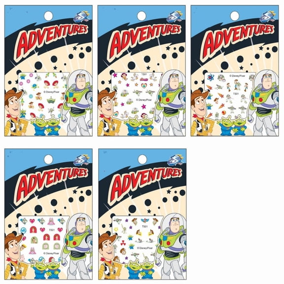 10 Sheets Toy Anime Story Cartoon Nail Stickers for Girls Kids - Cute Self-Adhesive Nail Art Decals