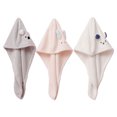 thumbnail image 1 of Shisuyan 3 Pcs Serviette en Microfibre pour Cheveux, Bonnets de Séchage Anti-Frisottis, 1 of 8