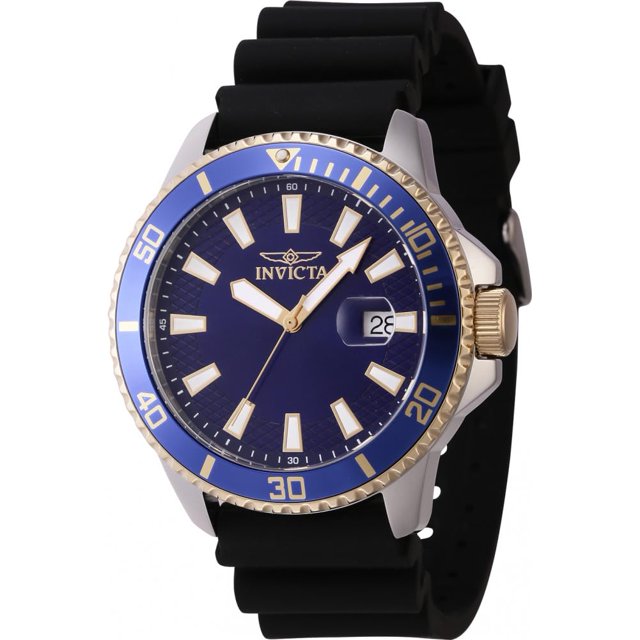 Reloj Invicta Pro Diver de cuarzo, 45 mm, esfera azul