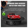 thumbnail image 3 of 3 Speeds Electric Rotating Display Stand Mirror 360 Degree Turntable Jewelry Holder Battery/USB Power For Photography Shooting ,Excellent Structural Design, 3 of 7