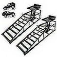 thumbnail image 3 of 2 Pack Hydraulic Car Ramps 5T 10000lbs Low Profile Car Lift Service Ramps Truck Trailer Garage,Height Hydraulic Vehicle Ramps (Black), 3 of 4