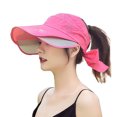 thumbnail image 1 of Sombrero de visera de ala ancha para mujer, sombrero de protección solar para playa, viajes, senderismo, jardinería, camping, 1 of 7