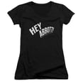 thumbnail image 1 of Abbott & Costello Hey Abbott Junior Women's T-Shirt V-Neck T-Shirt Black, 1 of 1
