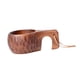 thumbnail image 3 of Copa de madera Beber taza de ensalada hecha a mano con asa de top de té de taza de campamento nórdica para viajar en mochila doméstica afuera, 3 of 9