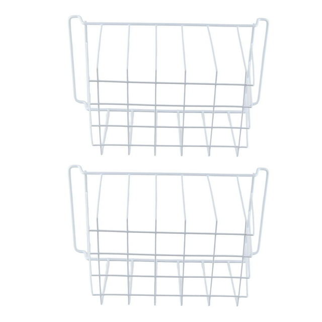 Paquete De 2 Cestas Para Refrigerador Y Congelador, Cestas Grandes De Almacenamiento De Alambre Para El Hogar Con Asas Para Guardar Artículos De Aspensa,
