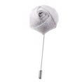 thumbnail image 3 of Pin de Solapa Broche Flor de Tela Artesanal Tejido Boutonniere Joya de Hombres Decoración Boda Hugo Pin de la solapa de la flor, 3 of 9