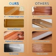 thumbnail image 4 of Butizone Non Slip Stair Treads 6”x 24”,15-Pack Pre-Cut PEVA Transparent Anti Slip Strips, 4 of 7